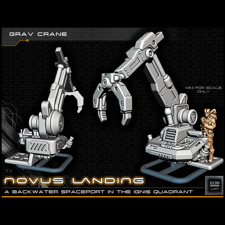 Sci-fi grav crane [Support-free] image
