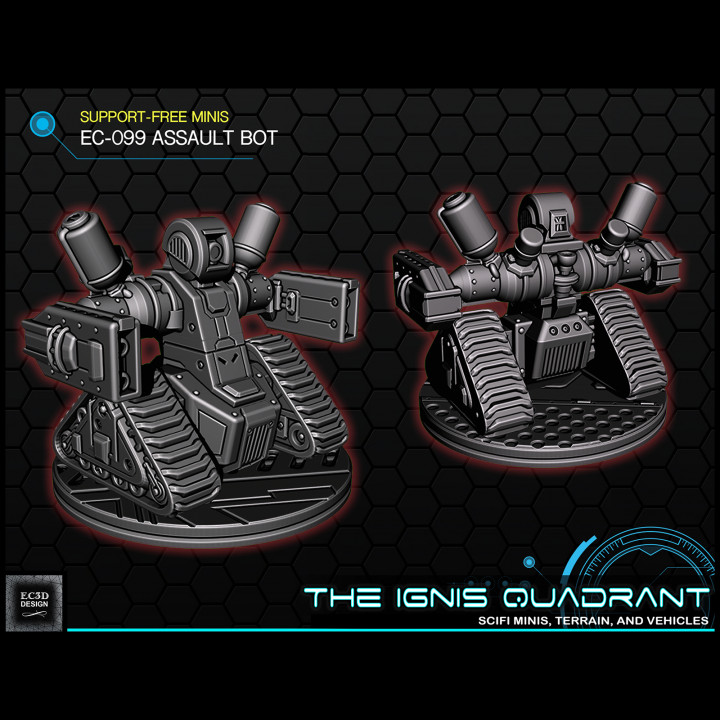 Sci-fi Assault Bot [Support-Free] image