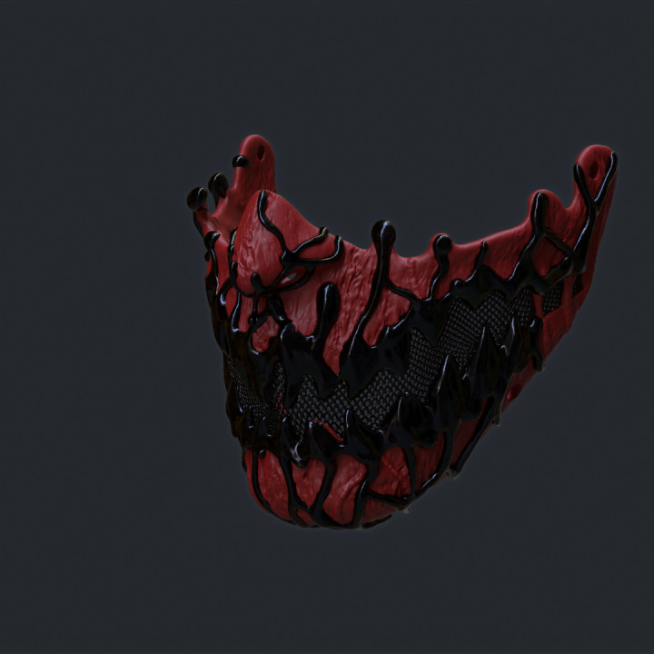 Symbiote mask - single and multimaterial image