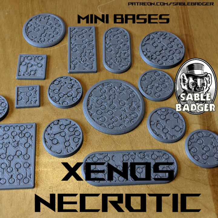 Mini Bases - Xenos Necrotic image