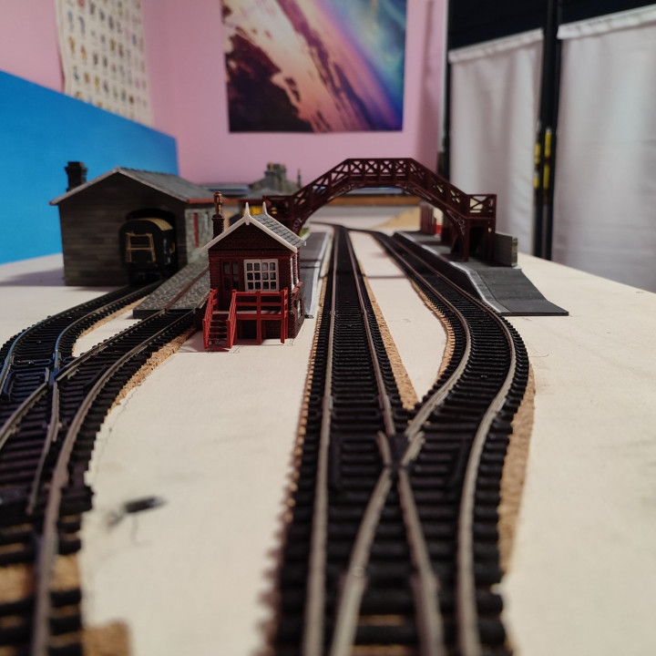 3D Printable Goathland / Hogsmeade Station in 1:76 scale (OO) by Lkdesu