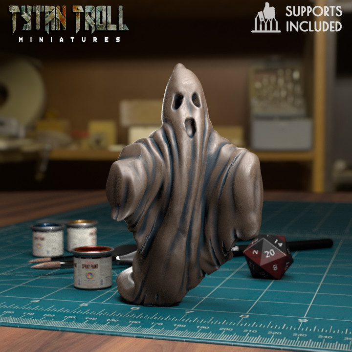 Bedsheet Ghost 02 [Pre-Supported] image