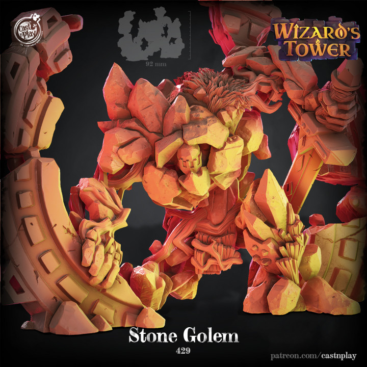 Stone Golem (Pre-Supported) image