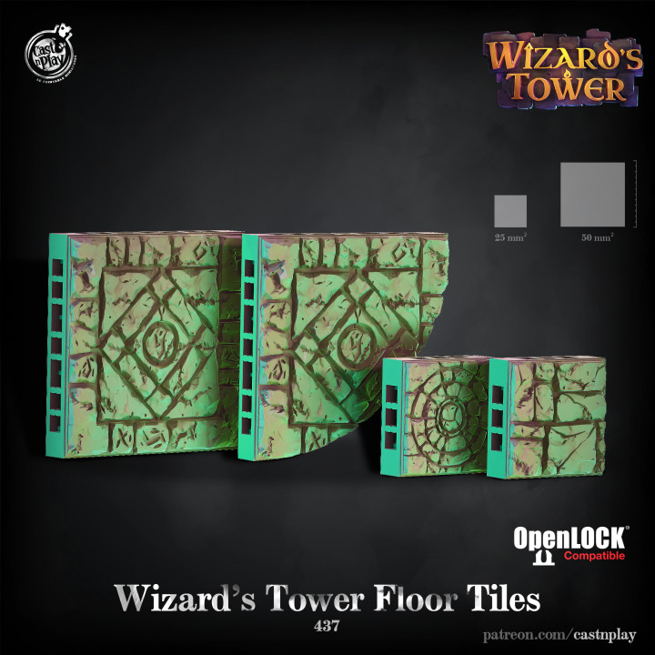 Wizard's Tower Floor Tiles (Pre-Supported) image