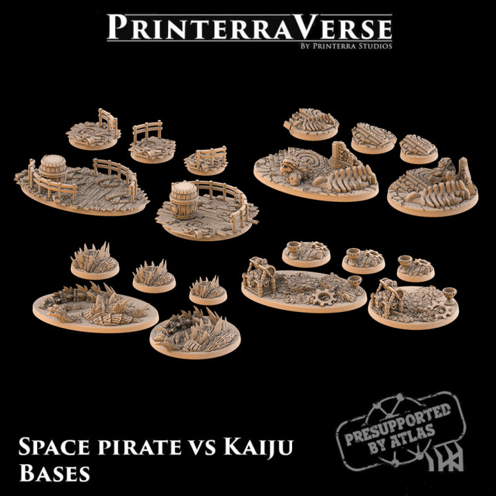 009 Space Pirate vs Kaiju Bases image