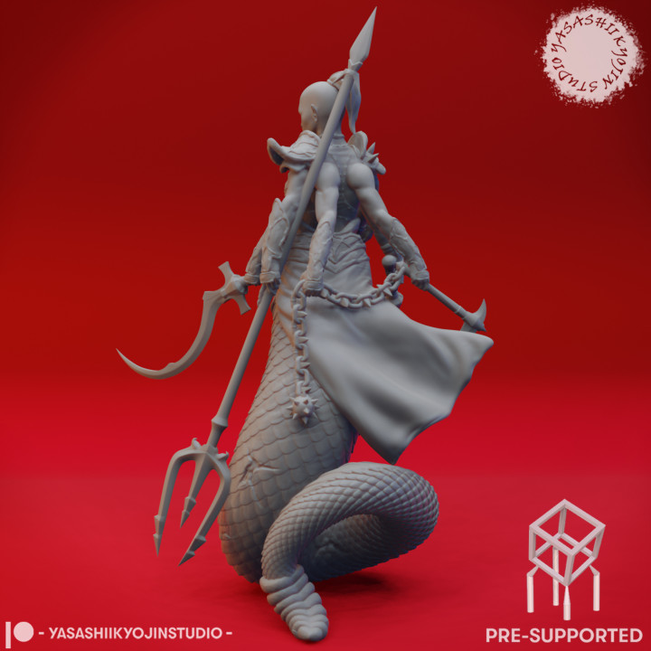Marilith - Tabletop Miniature (Pre-Supported) image