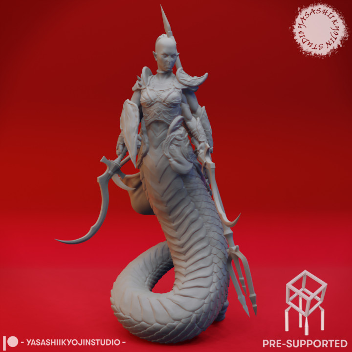 Marilith - Tabletop Miniature (Pre-Supported) image