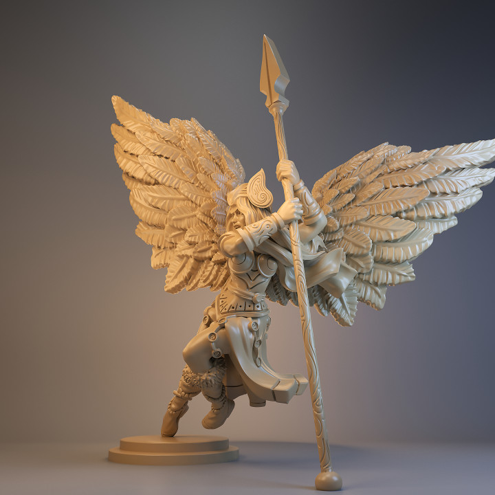 3D Printable Gondull Valkyrie by CLAUDIA´SCULPTS