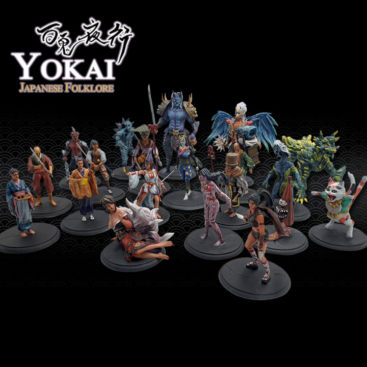 Yokai - Japanese Folklore Tabletop Miniatures Set image