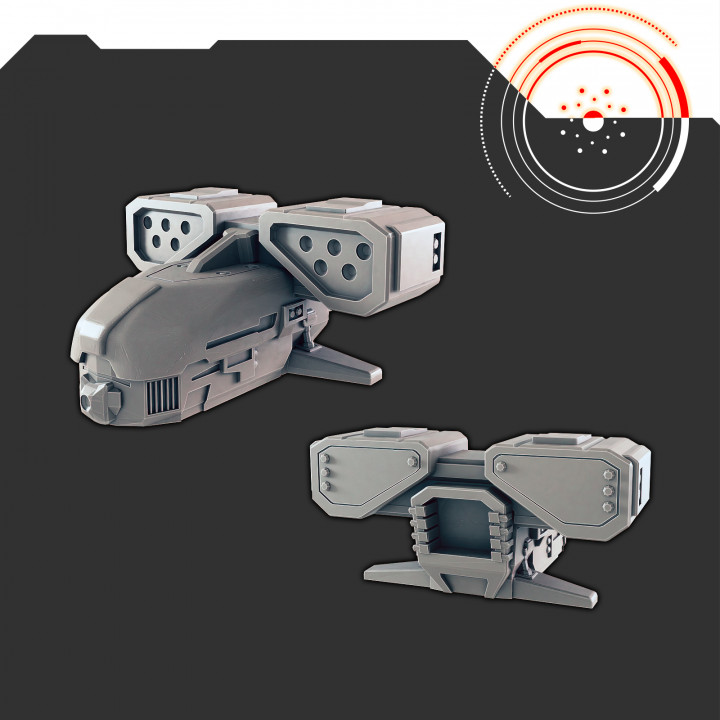 Sci-Fi Bots and Drones Set [Support-free] image