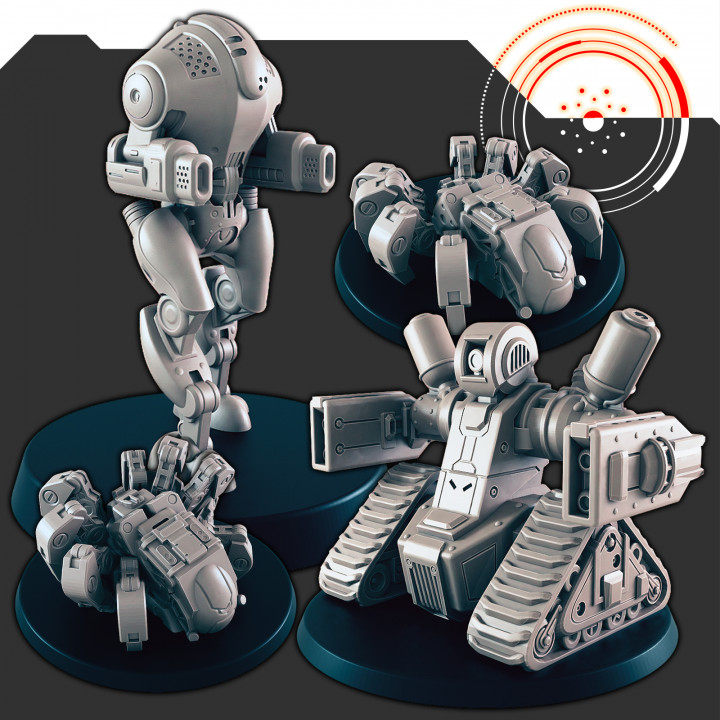 Sci-fi Large Bots [Support-free] image
