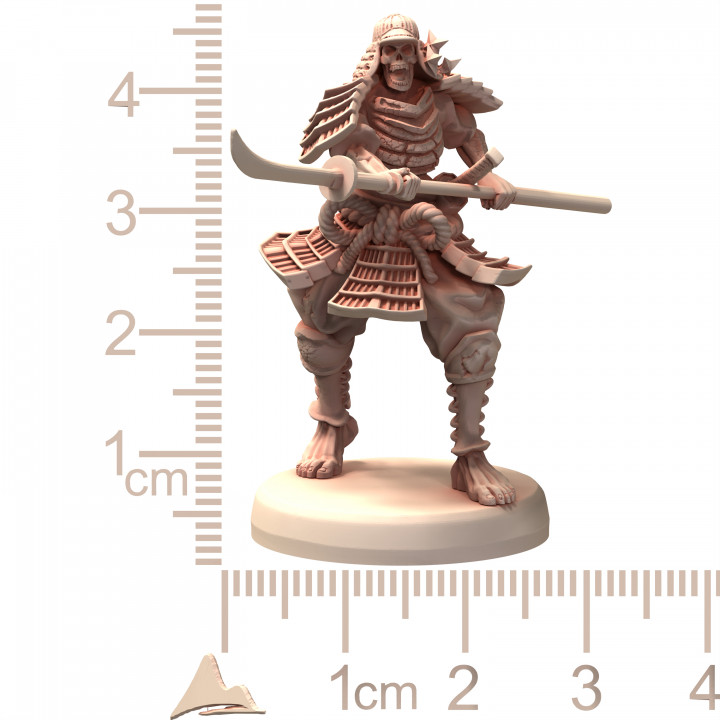 003 Undead Japanese Samurai Zombie Army Pack with Different Weapons image