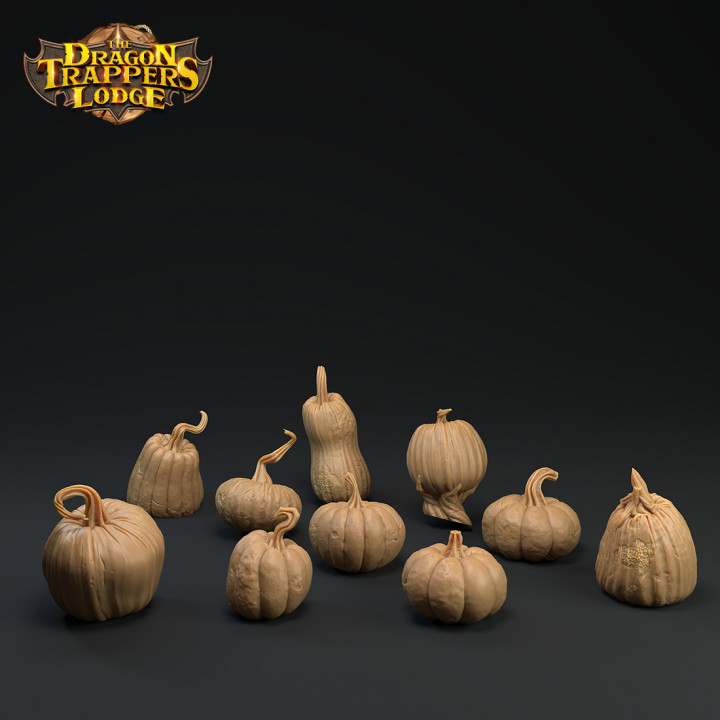 3D Printable Pumpkin Heads | Pumpkin Horrors - Presupported by The