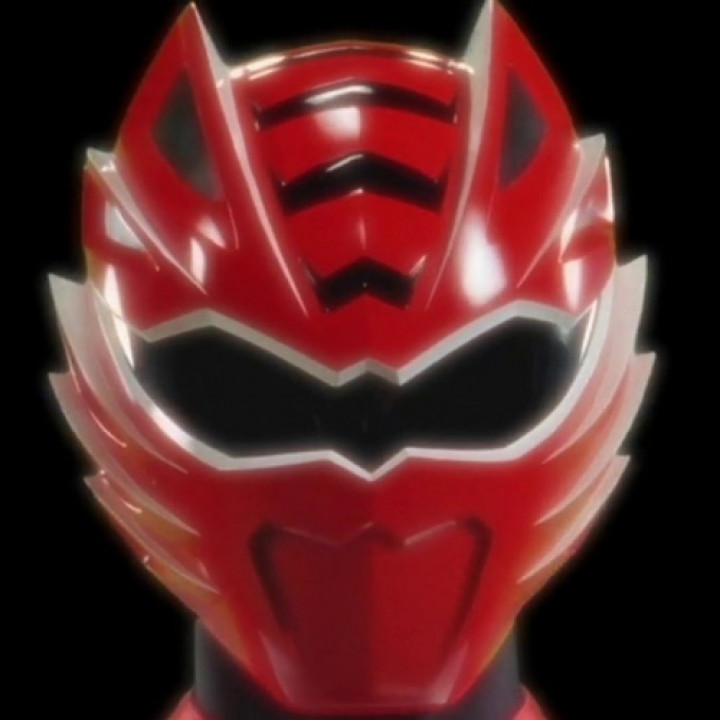 Jungle Fury Red Ranger Master Mode Helmet image