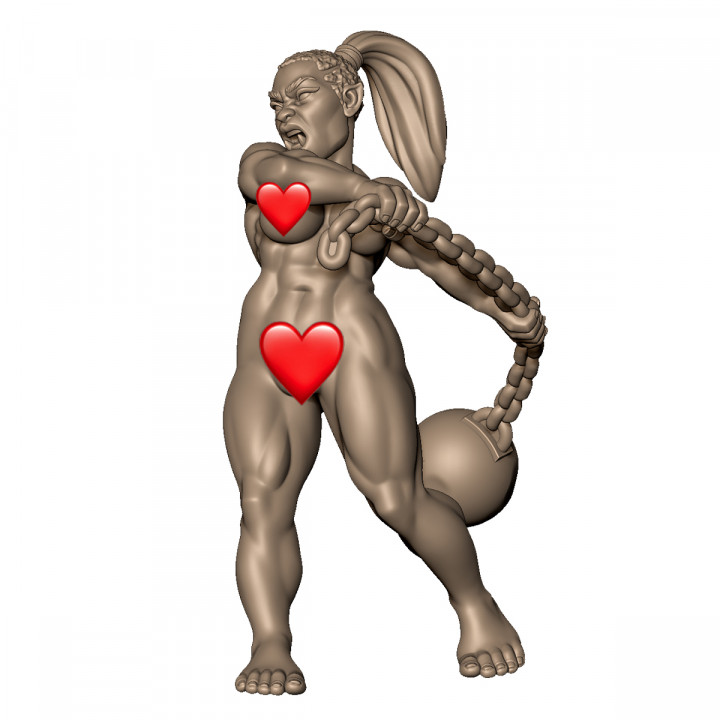 Female Orc steel ball image