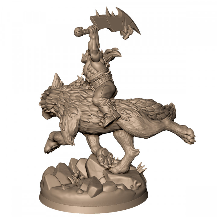 Orc wolf rider image