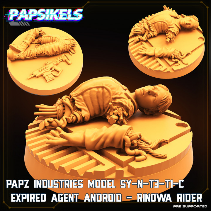 PAPZ INDUSTRIES MODEL SY-N-T3-T1-C EXPIRED AGENT ANDROID RINOWA RIDER image