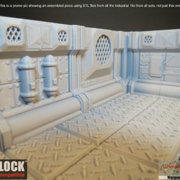 OpenLOCK Modular Industrial Terrain Tiles Starter Set image