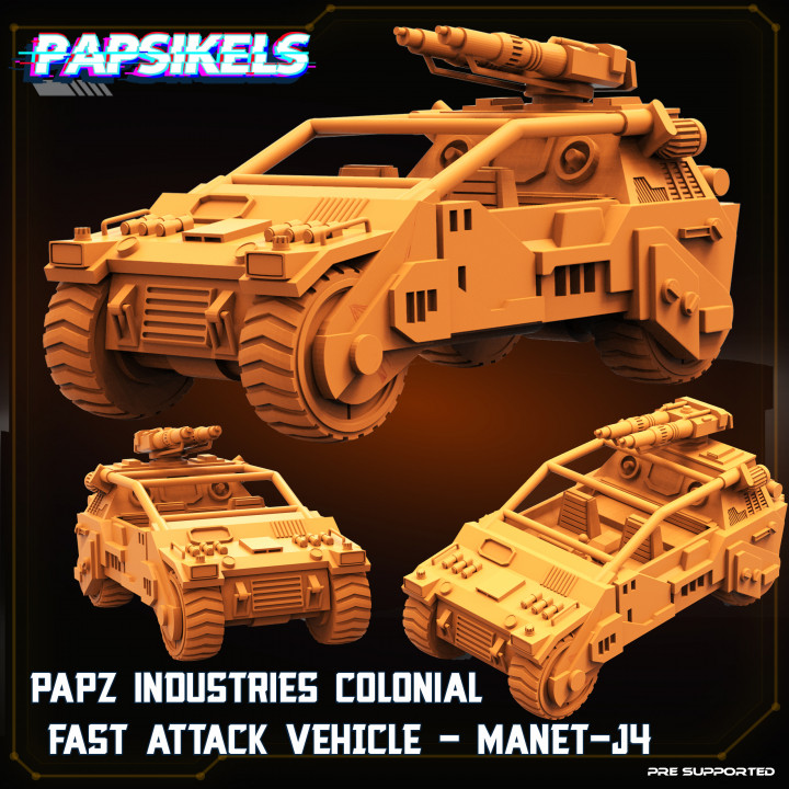 PAPZ INDUSTRIES COLONIAL FAST ATTACK VEHICLE MANET J4 image