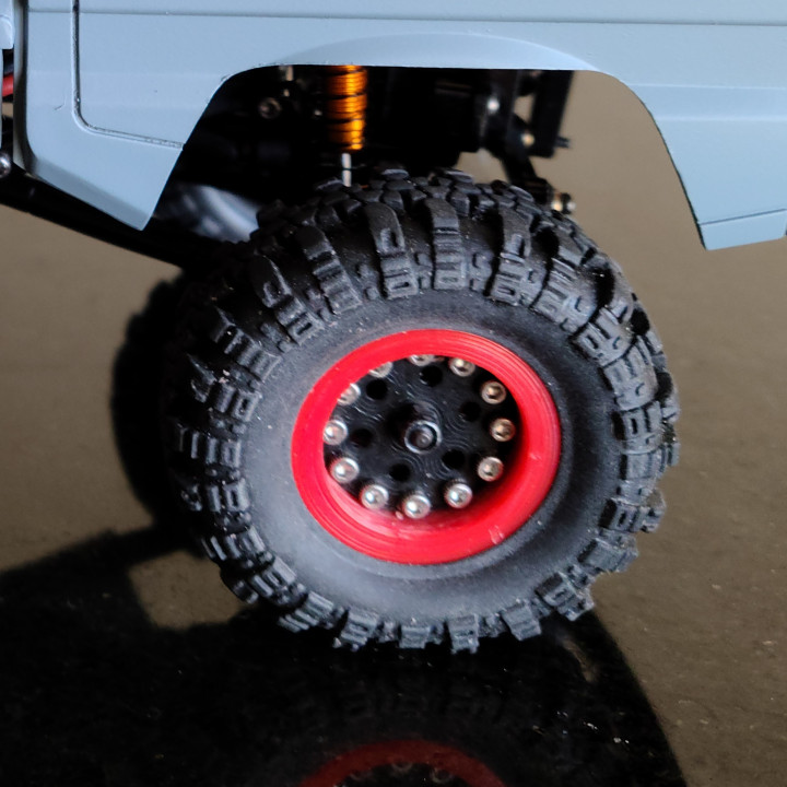 0.9" 2-Piece Glue-On Wheels, Low Offset image