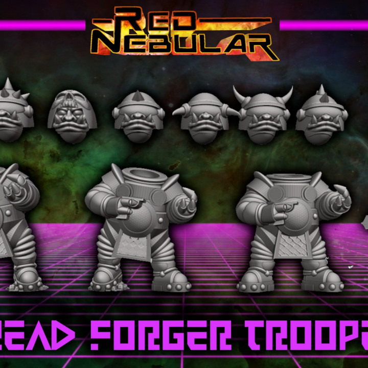 Space Dwarf Dread Forger Troopers image