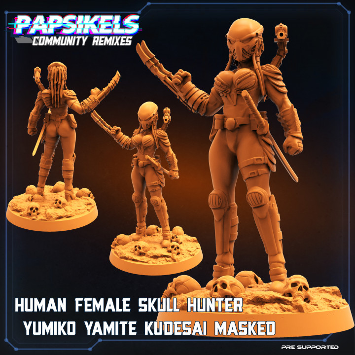 HUMAN FEMALE SKULL HUNTER YUMIKO YAMITE KUDESAI image