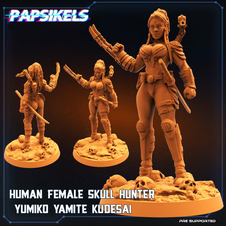 HUMAN FEMALE SKULL HUNTER YUMIKO YAMITE KUDESAI image