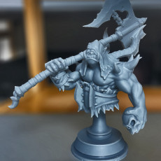 Picture of print of Free Bust Orc Executioner (Presupported)