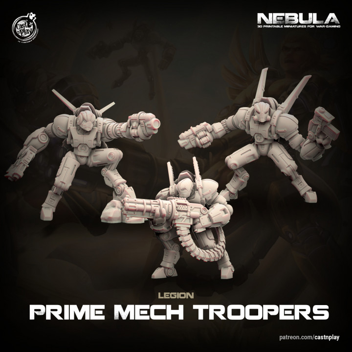 Legion Prime Mech Troopers (Pre-Supported) | Nebula image