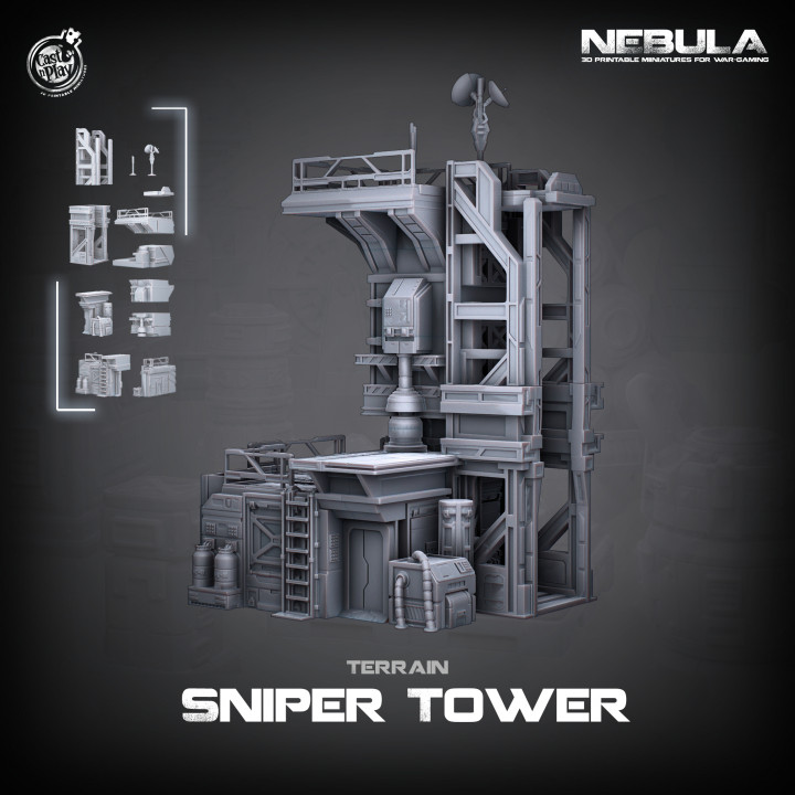 Sniper Tower (Pre-Supported) | Nebula image