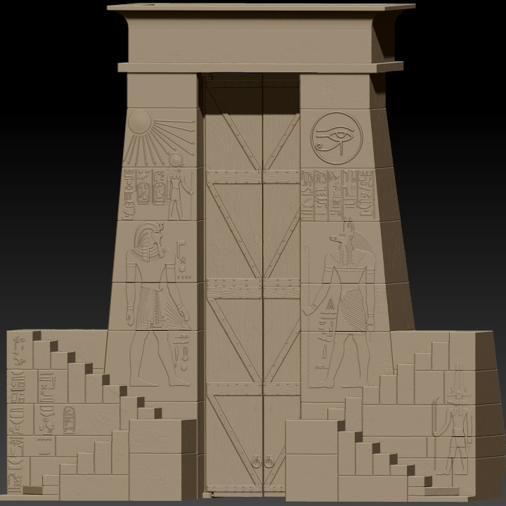 Egyptian Themed Gate image
