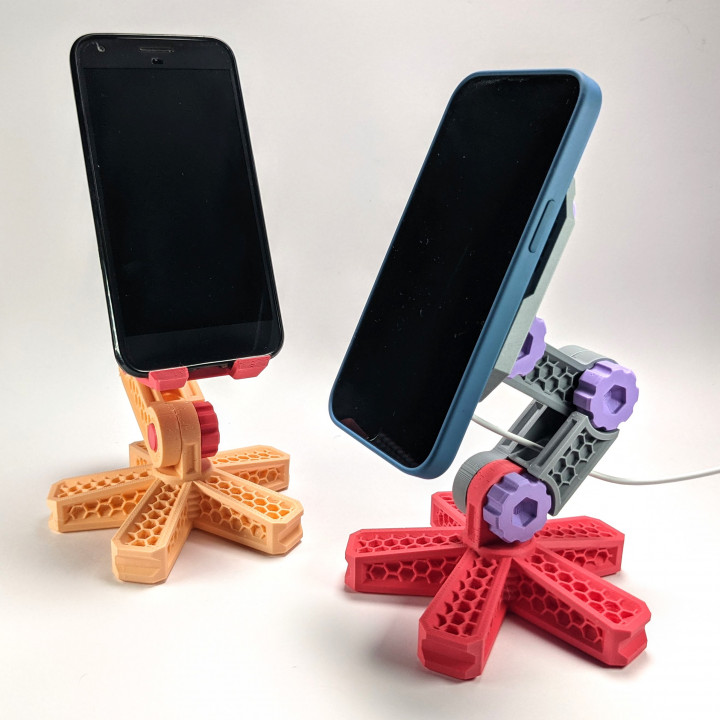 Girder Phone Stand (with MagSafe option!) - now with adjustable shelf! image