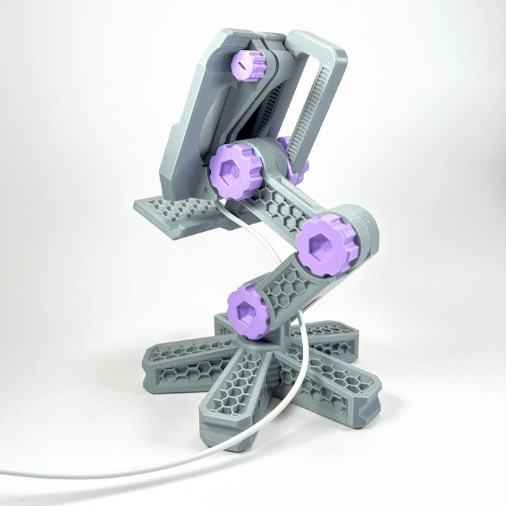 Girder Phone Stand (with MagSafe option!) - now with adjustable shelf! image