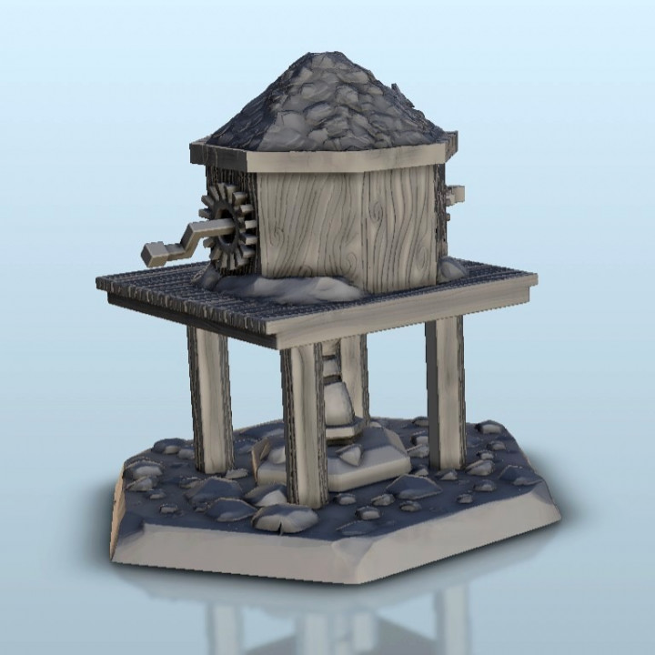 Water pump - Age of Sigmar Bolt Action Flames of War scenery terrain wargame Modern image