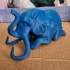 Figurine of Wondrous Power - Marble Elephant print image