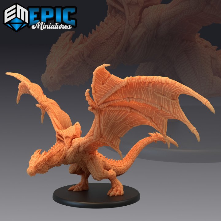 Draconic Wyvern Set / Bulky Dragon / Flying Fire Drake image