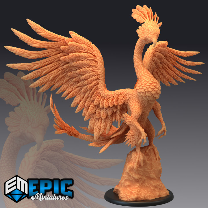 Peacock Griffin Intimidating / Exotic Gryphon / Rare Flying Hybrid Encounter image