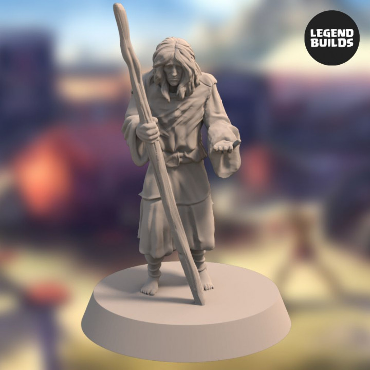 Outcasts of the Realm of Eros – Pose 1 – 3D printable miniature – STL file image