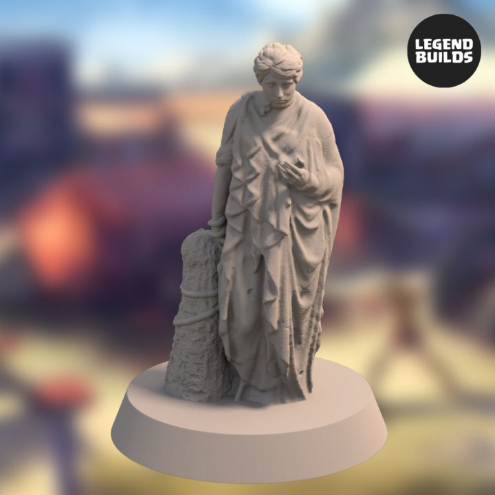 Outcasts of the Realm of Eros – Pose 2 – 3D printable miniature – STL file image
