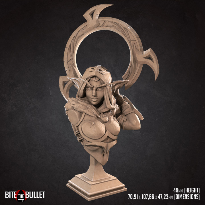 (Bust) Eve, the Rogue Night Elf (2 Versions) image