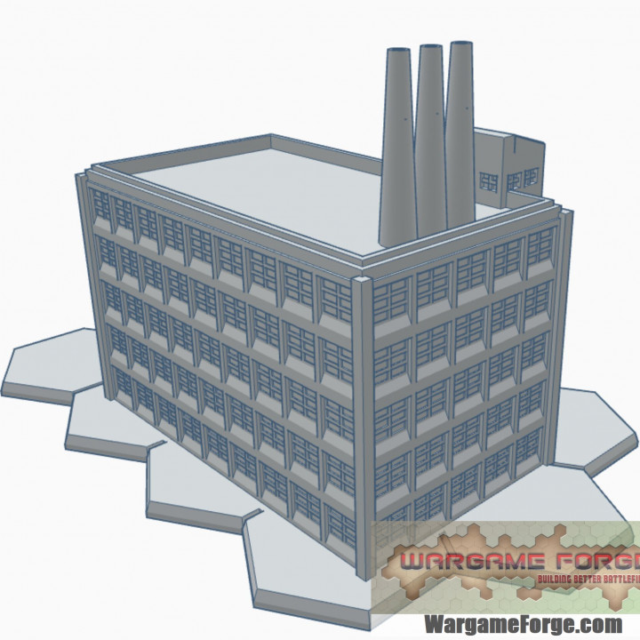 Modern Building 8 with Hex Base: Factory MHB008 image