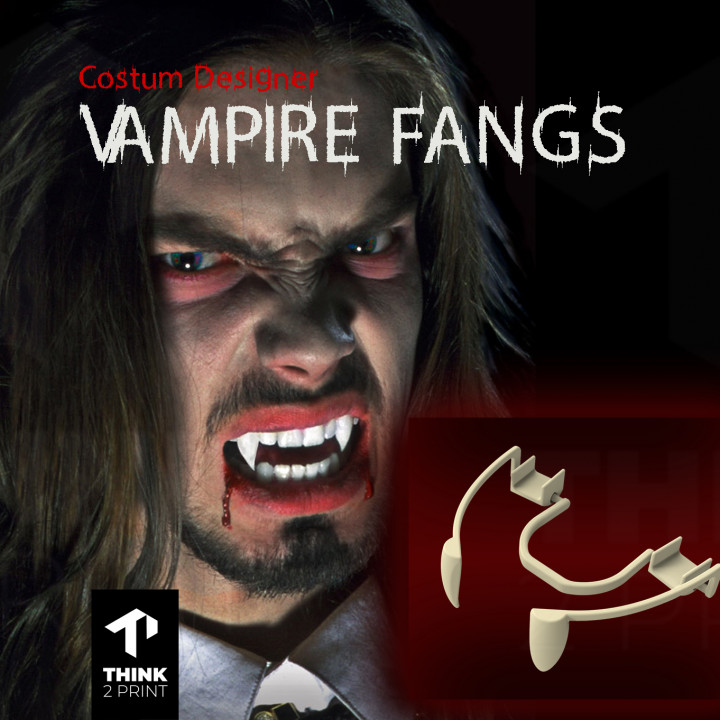 VAMPIRE CANINE FOR HALLOWEEN - NOSFERATU- FANGS image