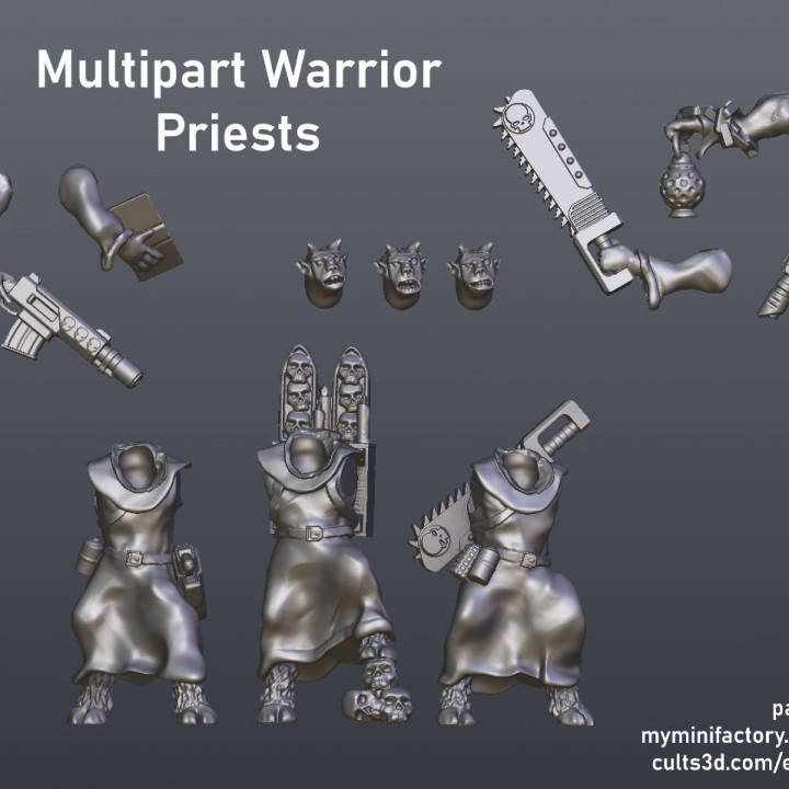 Beastmen in Space! Multipart Warrior Priests image