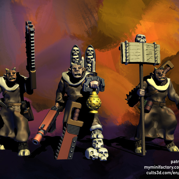 Beastmen in Space! Multipart Warrior Priests image