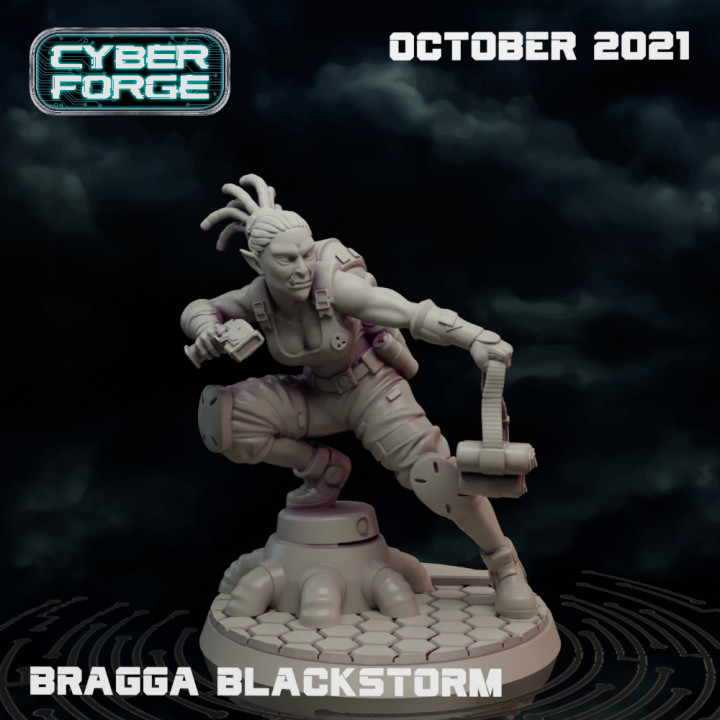 Cyber Forge Savage Space Bragga Blackstorm image