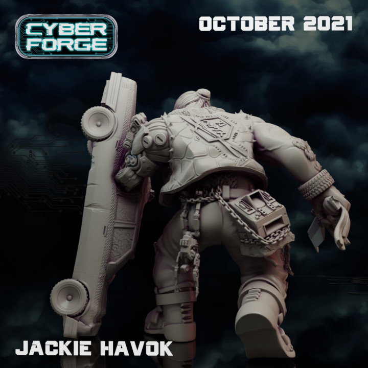 Cyber Forge Savage Space Jackie Havock Giant image