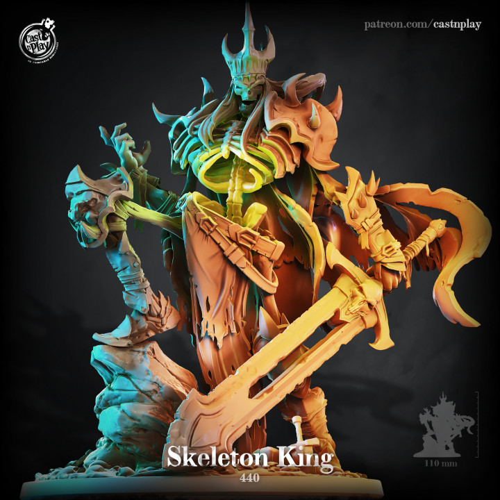 King Velon - Cast n Play Printed Miniature | Dungeons & Dragons deals | Pathfinder | Tabletop