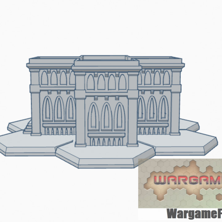 Gothic Building 1 with Hex Base GHB001 image