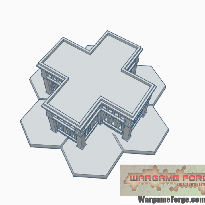 Gothic Building 1 with Hex Base GHB001 image