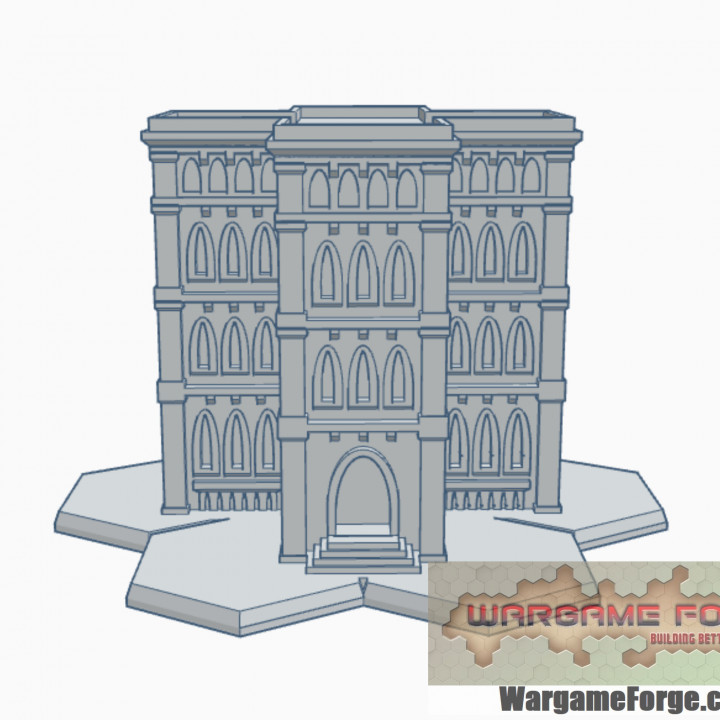 Gothic Building 3 with Hex Base GHB003 image
